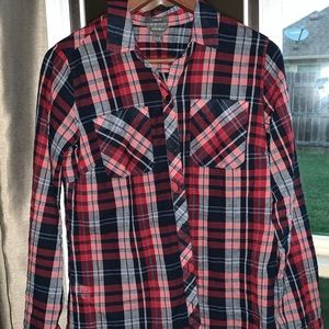 Plaid shirt/top